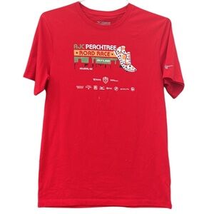 2020 AJC PEACHTREE ROAD RACE 10k Finisher T-Shirt Mizuno Size XS Atlanta GA Red